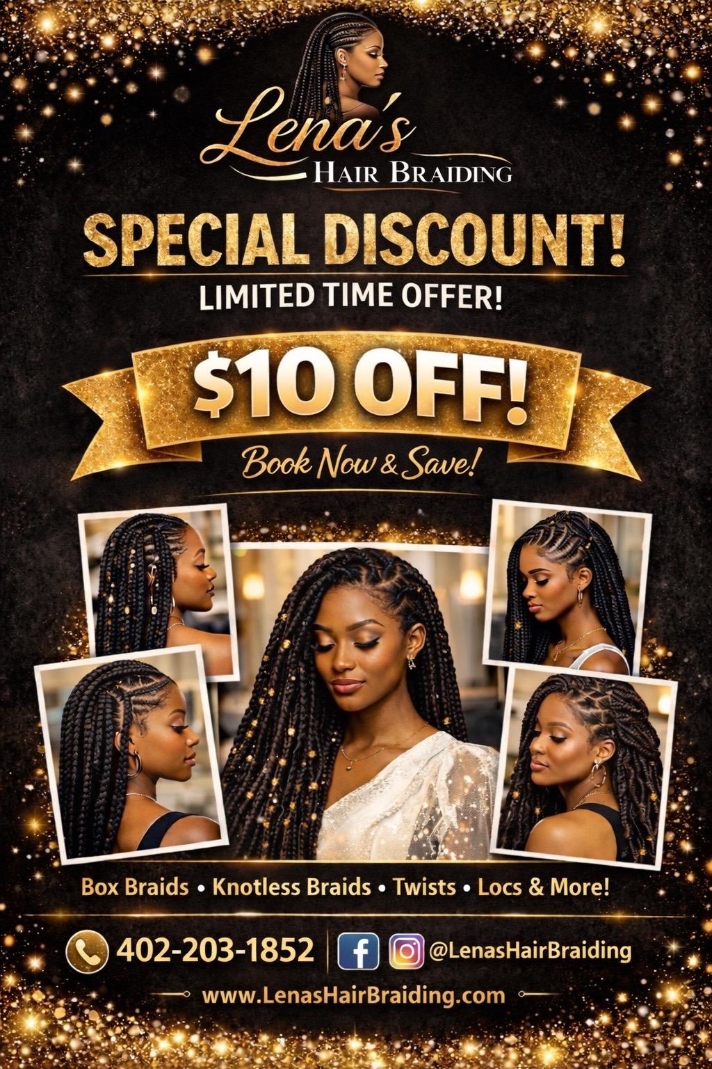 Beautiful braided hairstyle transformation